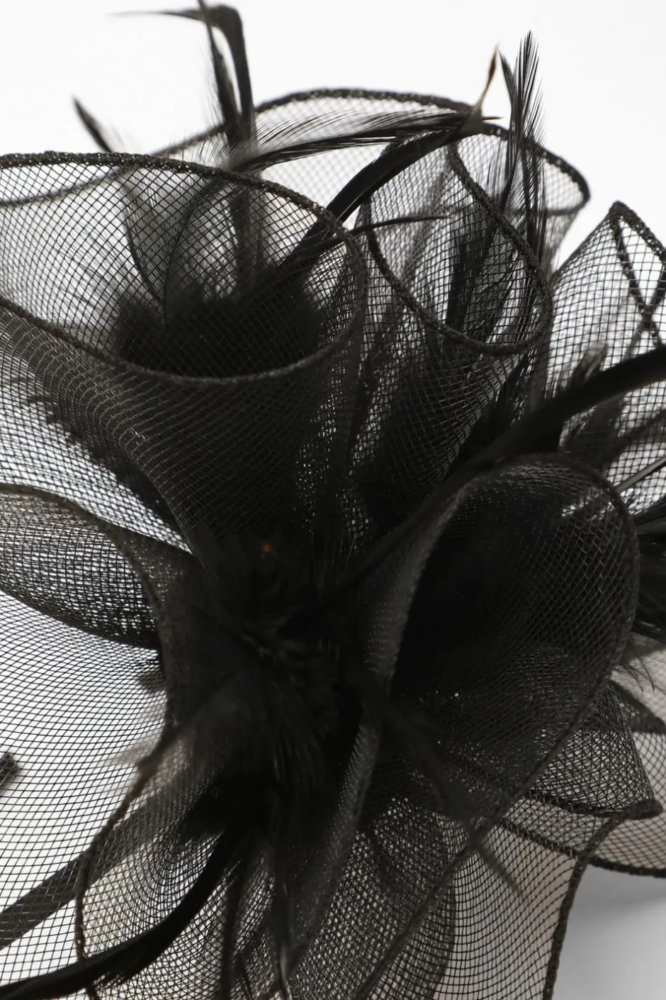 Quiz Black Feather Headband Fascinator Clearance