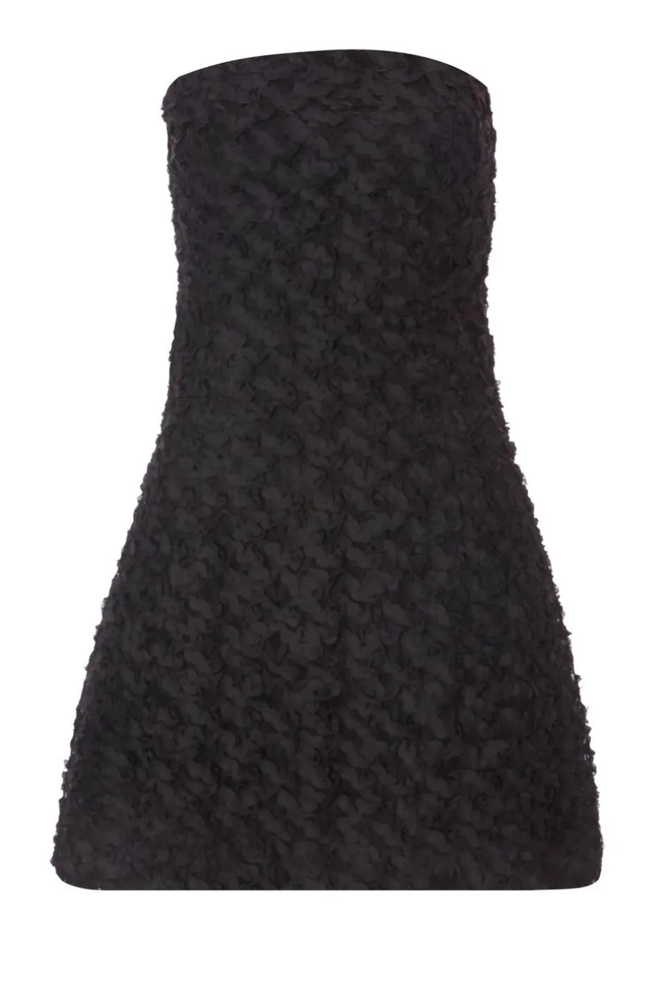 Quiz Floral Bandeau Mini Dress Black