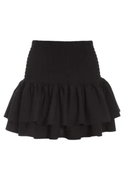 Quiz Black Frill Mini Skirt Sale