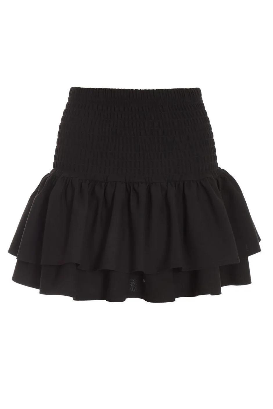Quiz Black Frill Mini Skirt Sale