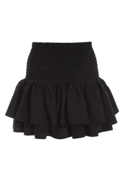 Quiz Black Frill Mini Skirt Sale
