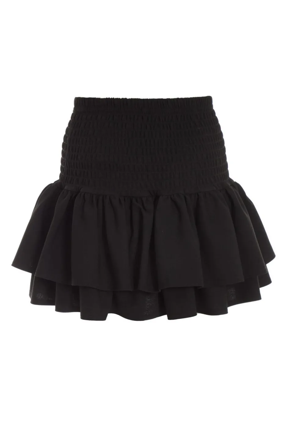 Quiz Black Frill Mini Skirt Sale
