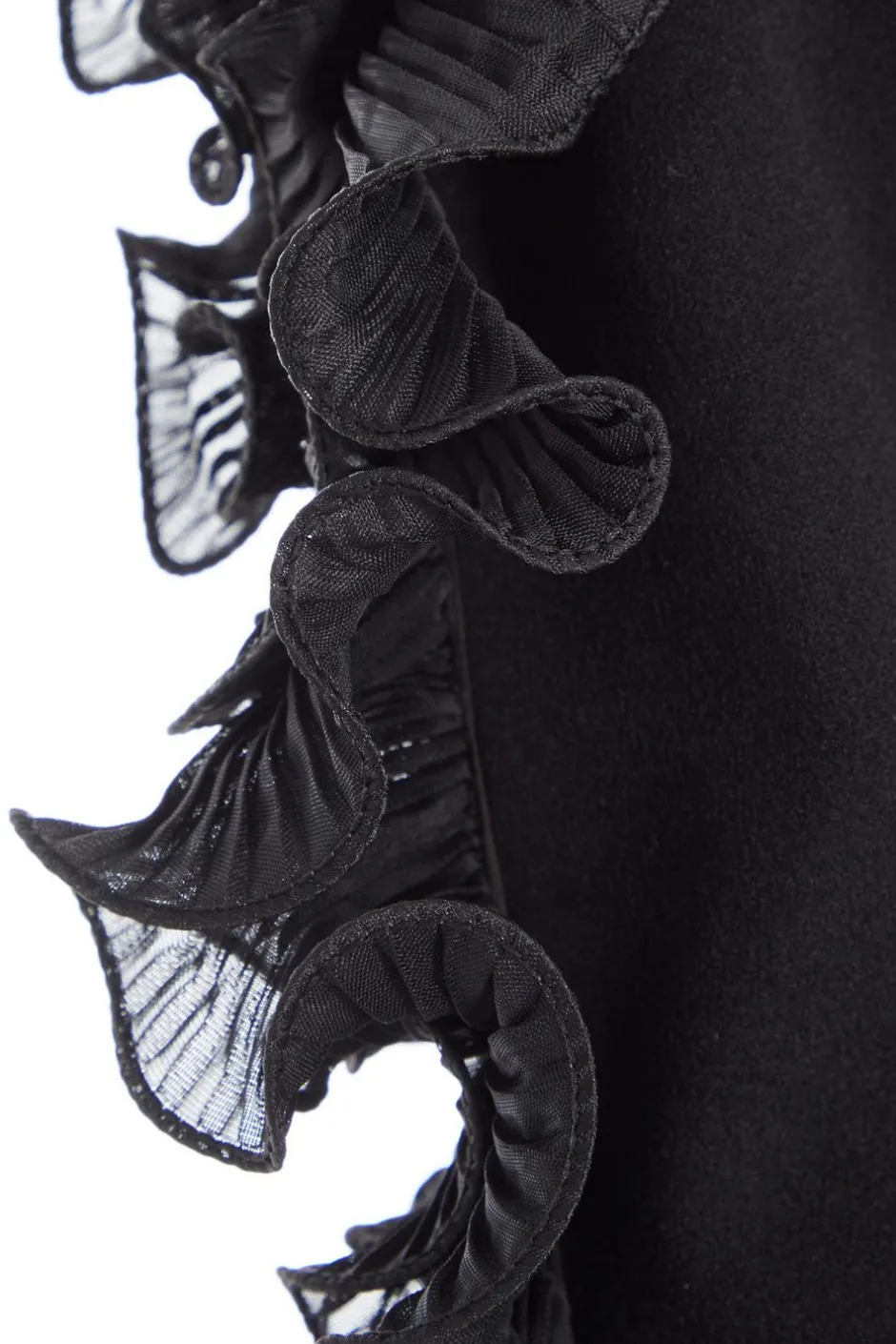 Quiz Black Frill One Shoulder Maxi Dress Hot