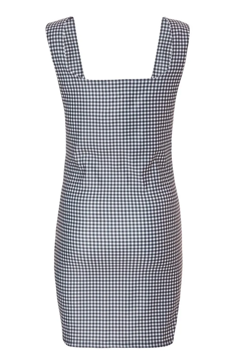 Quiz Black Gingham Mini Dress Sale