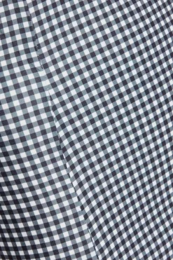Quiz Black Gingham Mini Dress Sale
