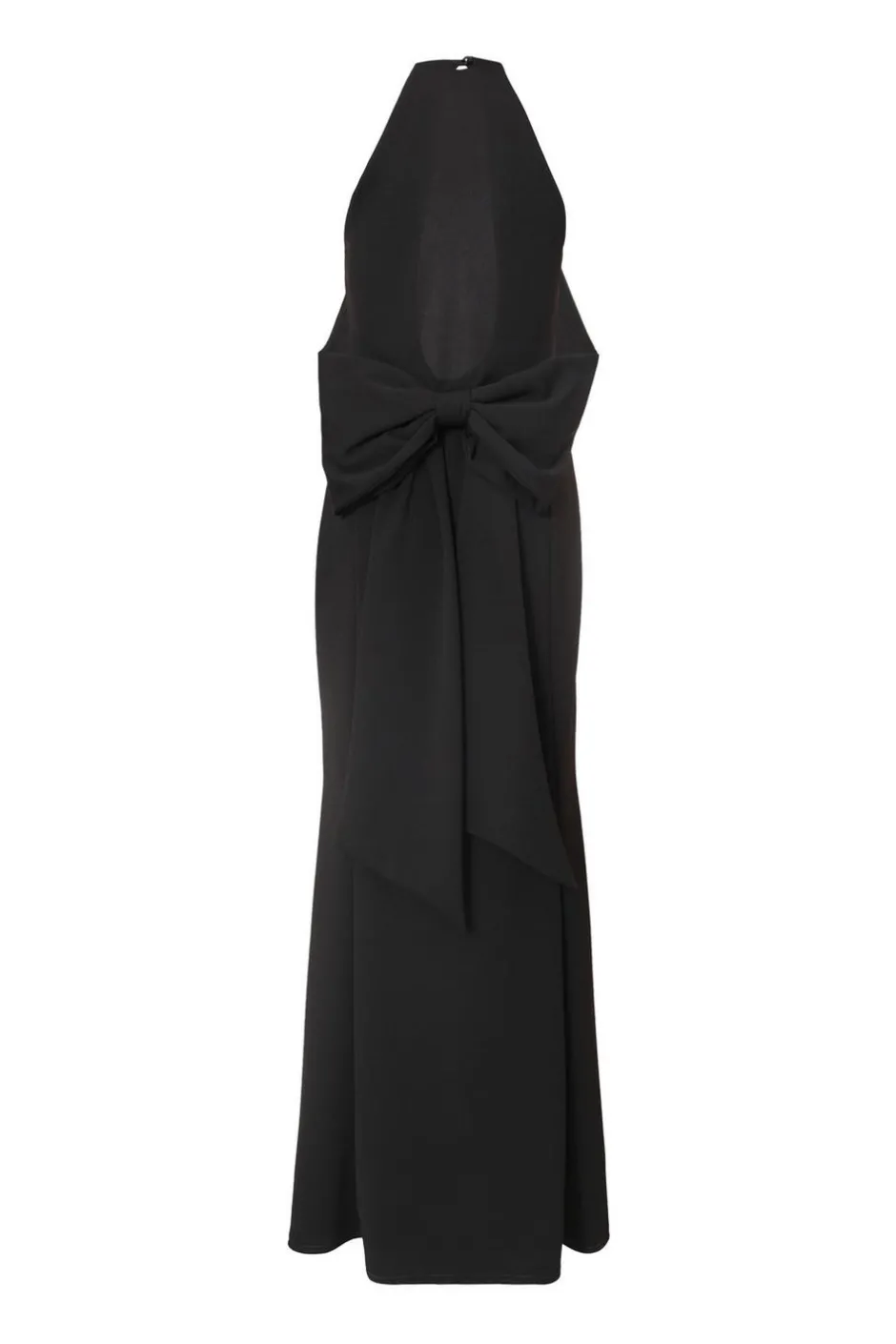 Quiz Halter Neck Fishtail Maxi Dress Black Outlet