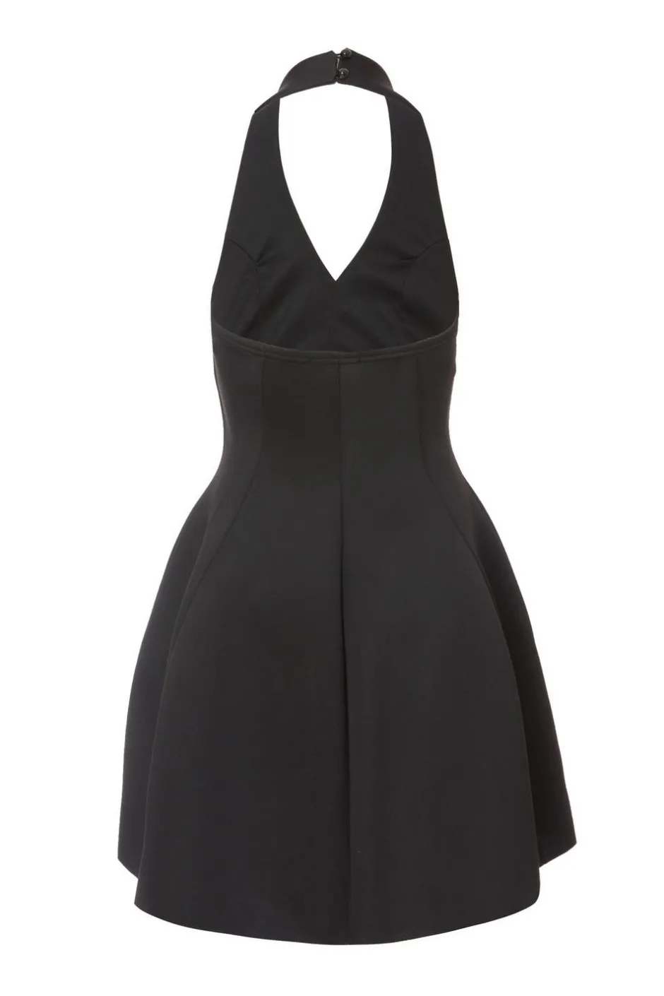 Quiz Halter Neck Skater Dress Black Sale
