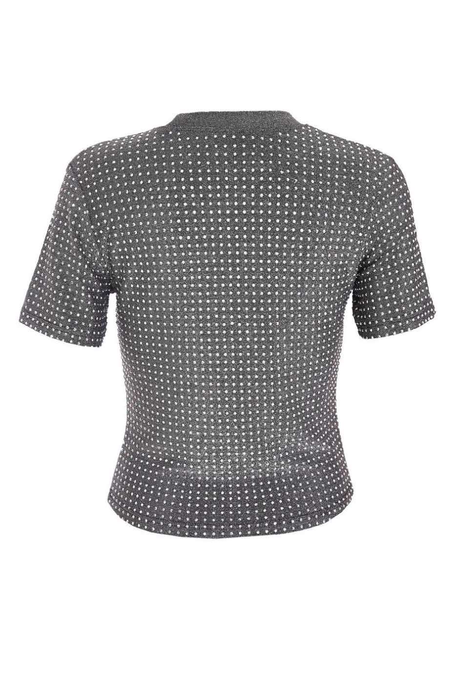 Quiz Knit Embellished Top Black Outlet