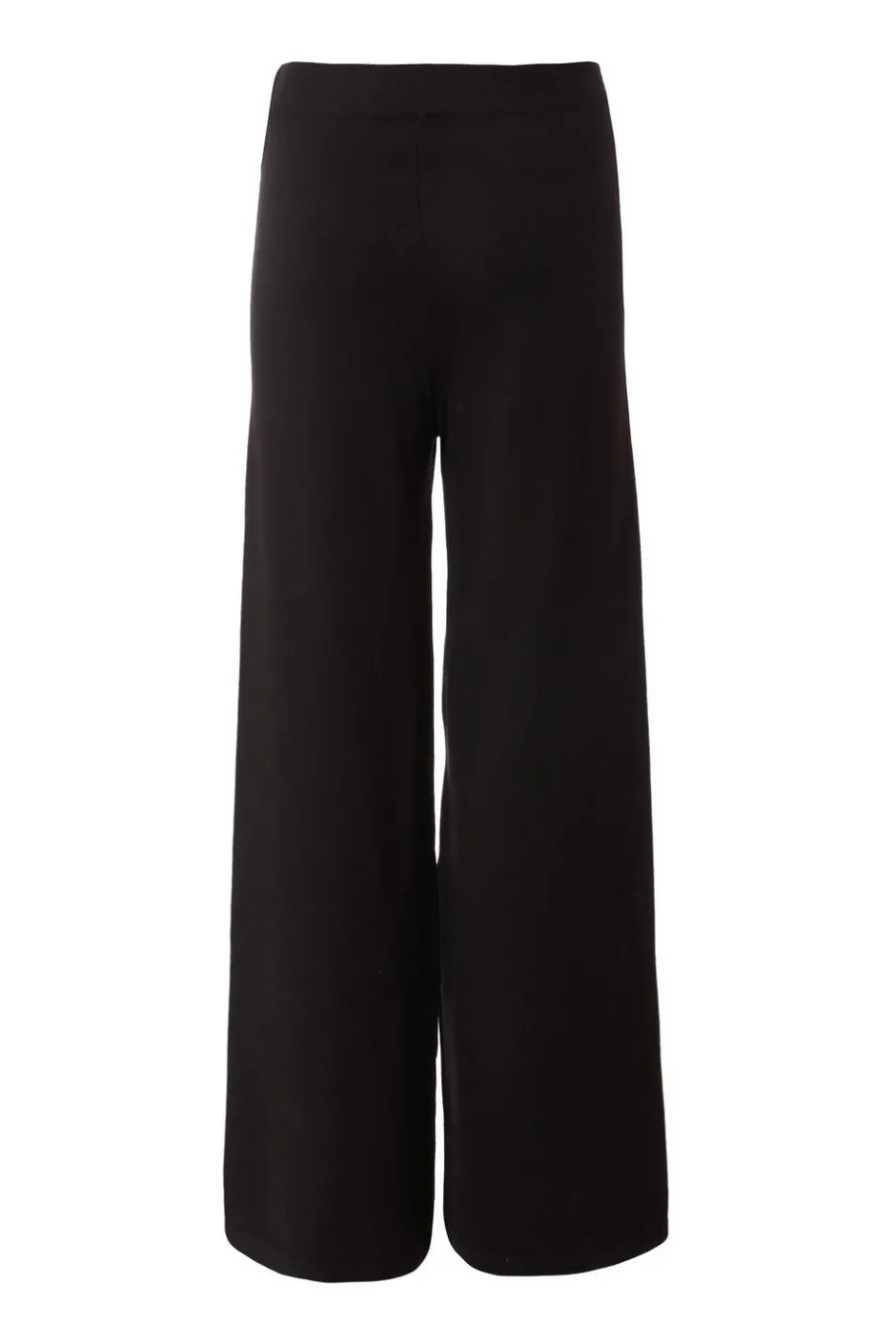 Quiz Black Knit Palazzo Trousers Outlet