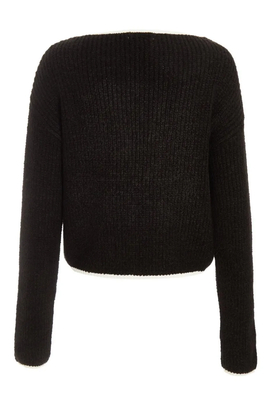 Quiz Black Knit Tie Front Cardigan Online