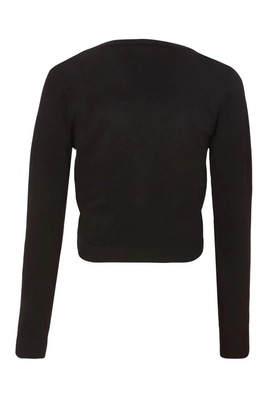 Quiz Black Knit Tie Front Cardigan Discount