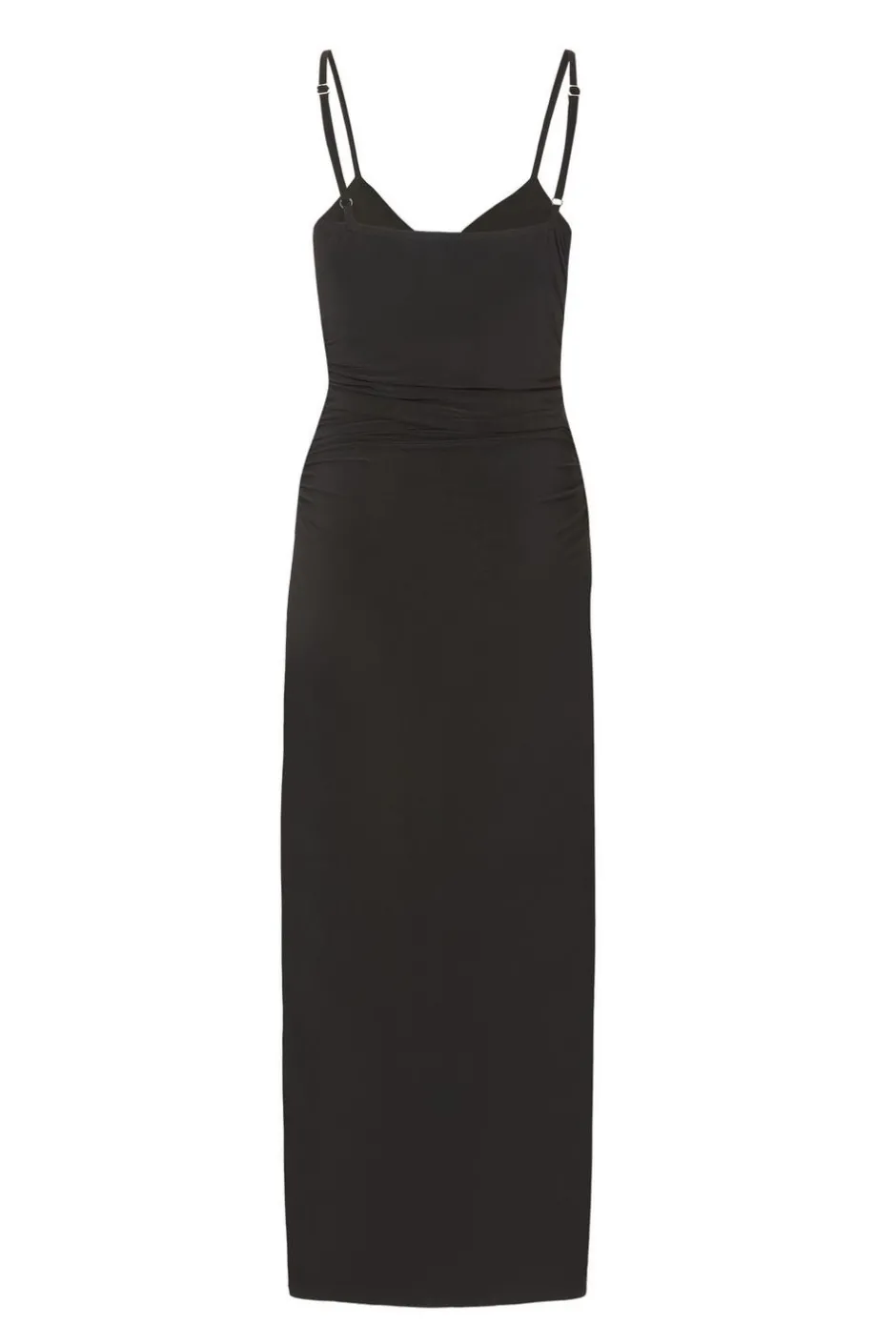 Quiz Knot Detail Midaxi Dress Black New