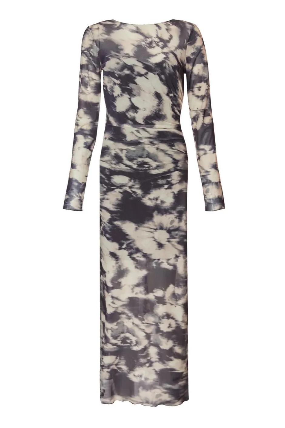 Quiz Black Marble Print Midaxi Dress Sale