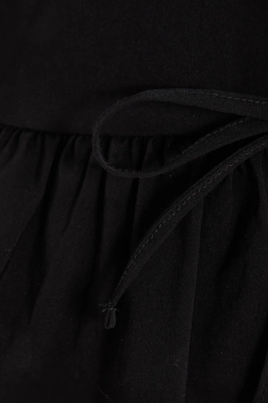 Quiz Black Peplum Tie Top New