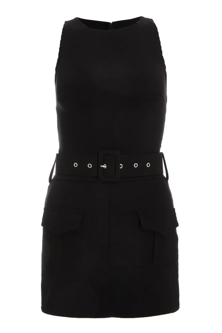 Quiz Black Pleated Skort Playsuit Hot