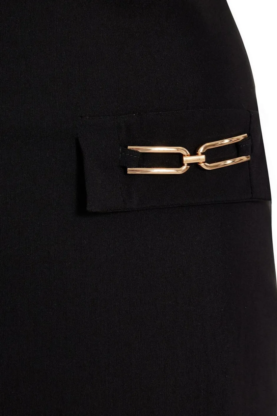 Quiz Black Pocket Detail Mini Dress Online