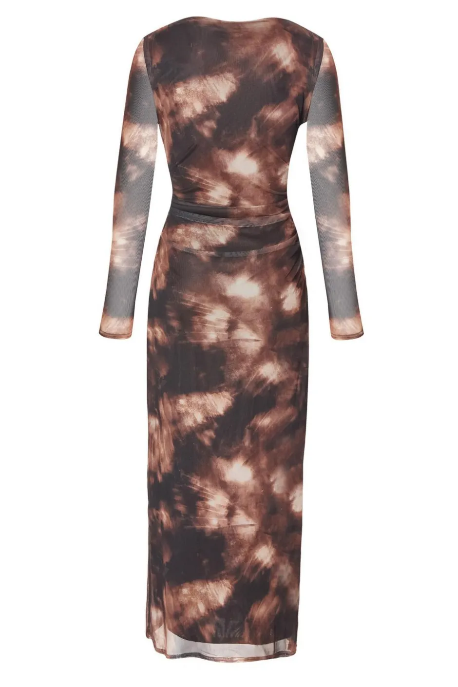 Quiz Black Printed Long Sleeve Midaxi Dress Hot