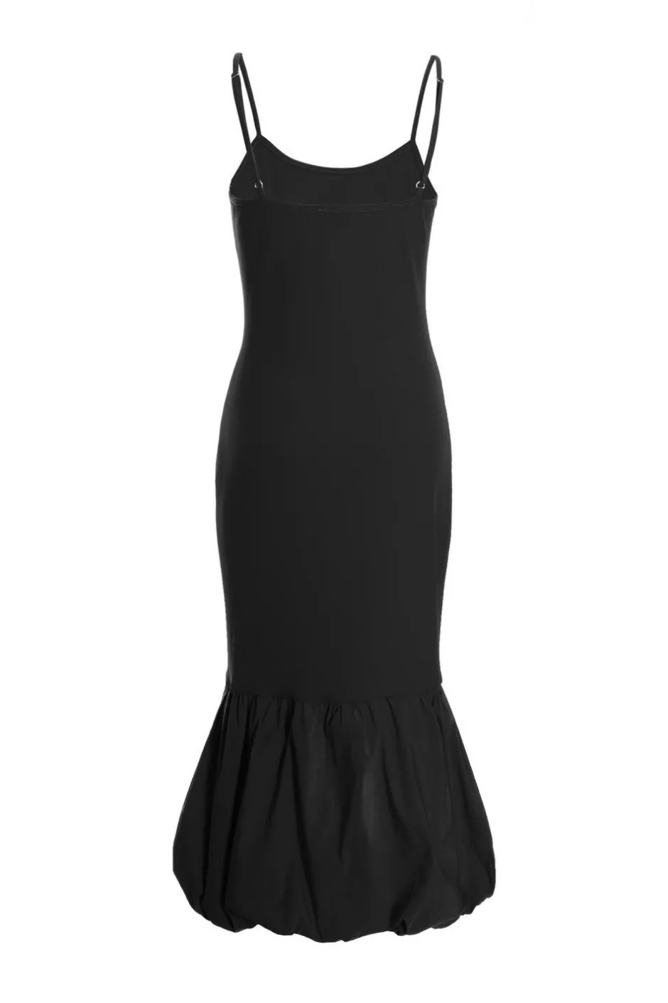 Quiz Puff Ball Midi Dress Black Outlet