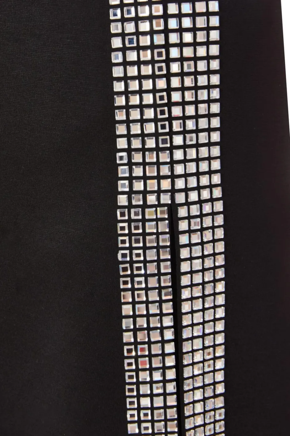 Quiz Black Rhinestone Embellished Skort
