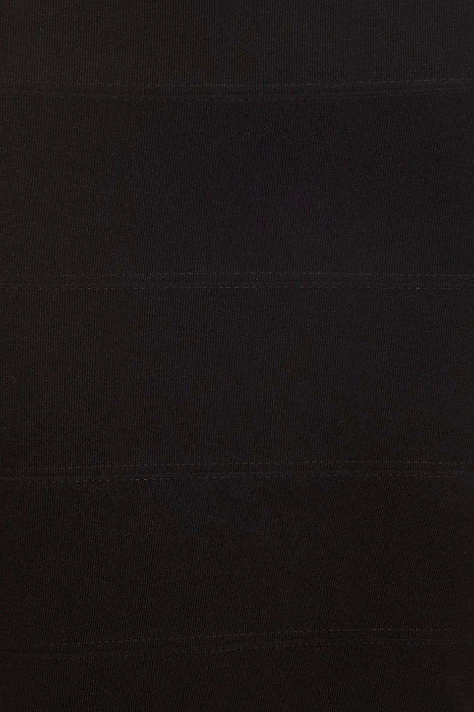 Quiz Black Ribbed Bodycon Skirt