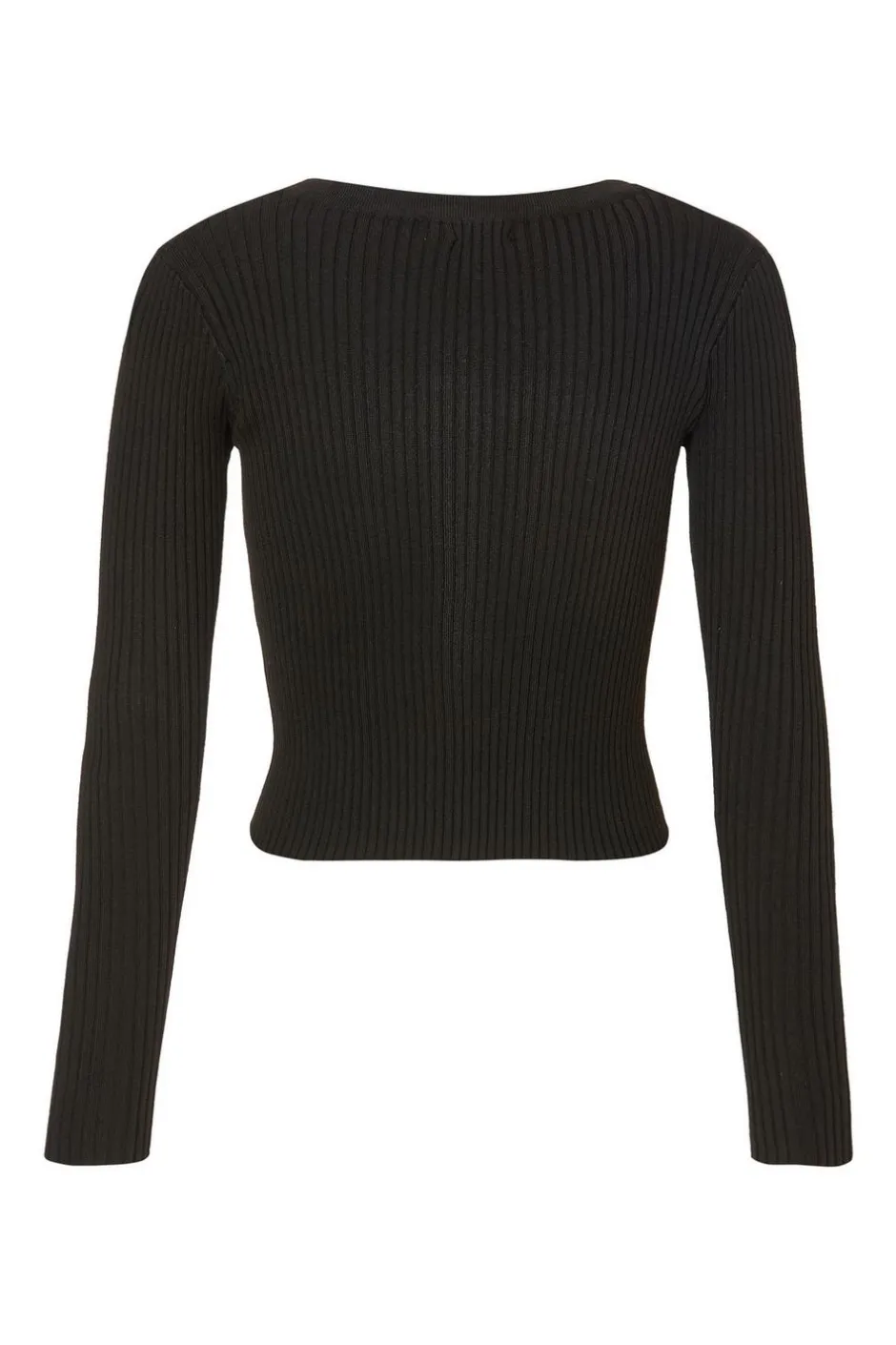 Quiz Black Ribbed Knit Cardigan Online