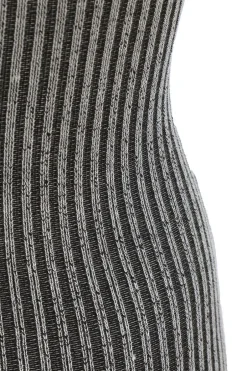 Quiz Black Ribbed Midi Dress Best