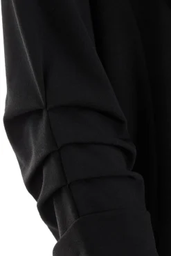 Quiz Ruched Sleeve Blazer Black Best