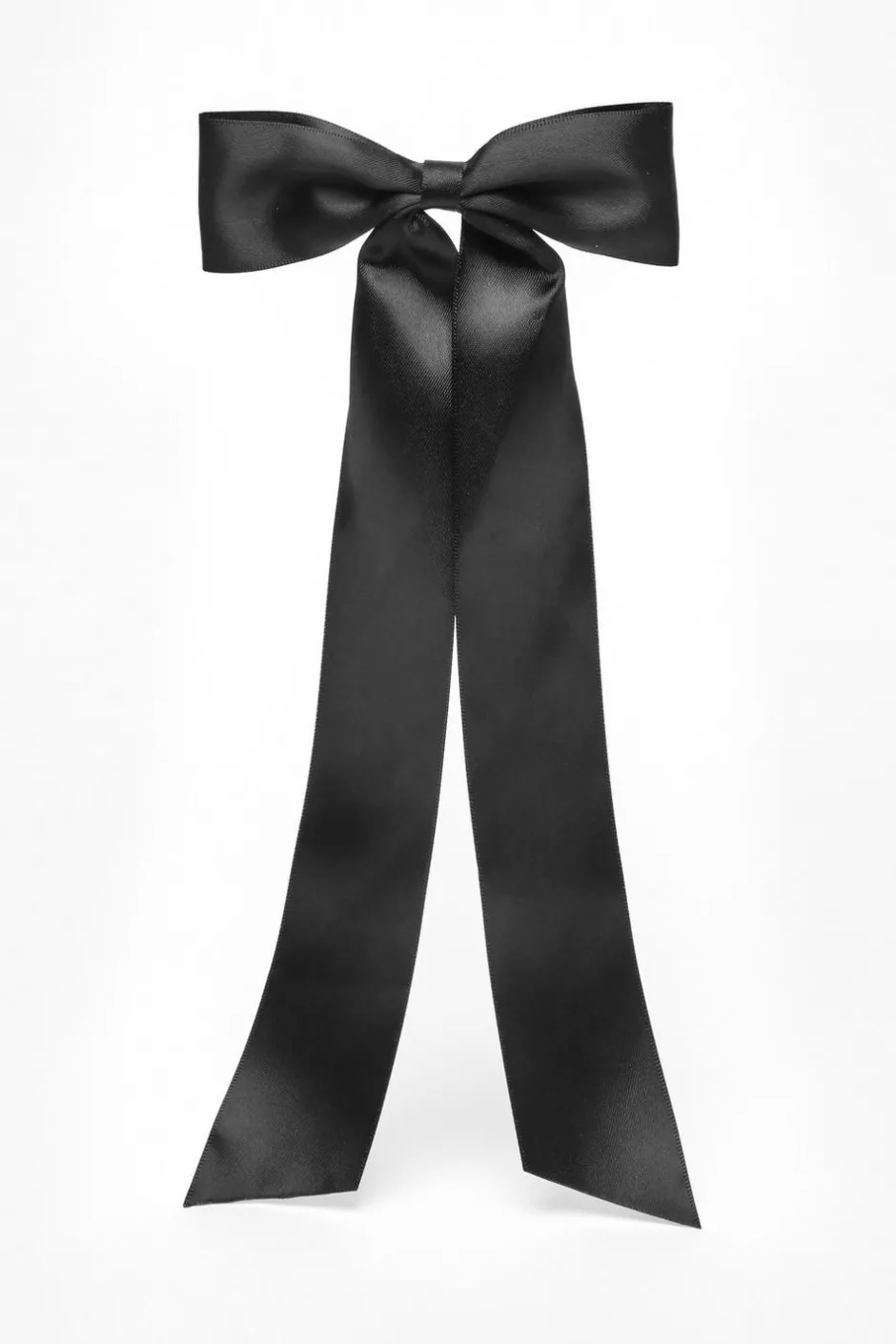 Quiz Satin Hair Bow Black Sale