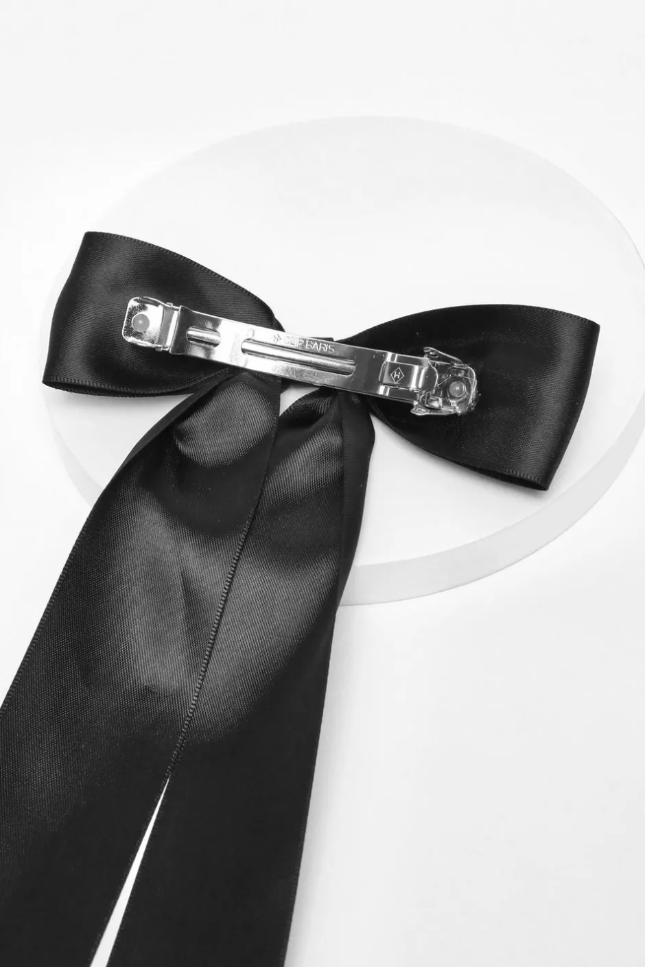 Quiz Satin Hair Bow Black Sale