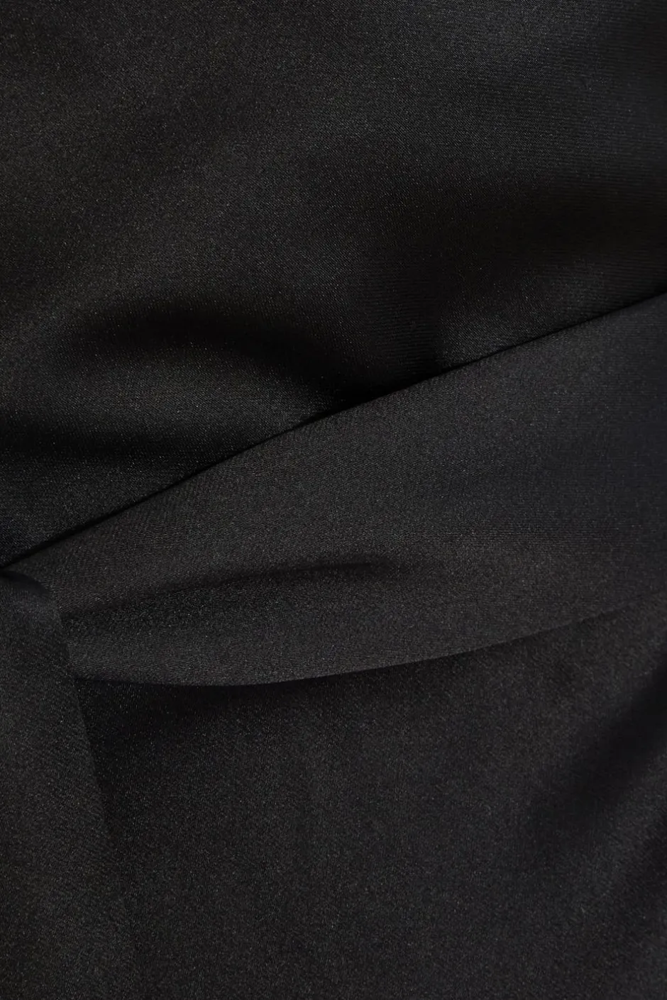 Quiz Black Satin Wrap Midaxi Dress Outlet