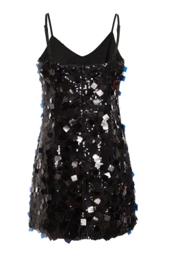 Quiz Black Sequin Mini Dress Online