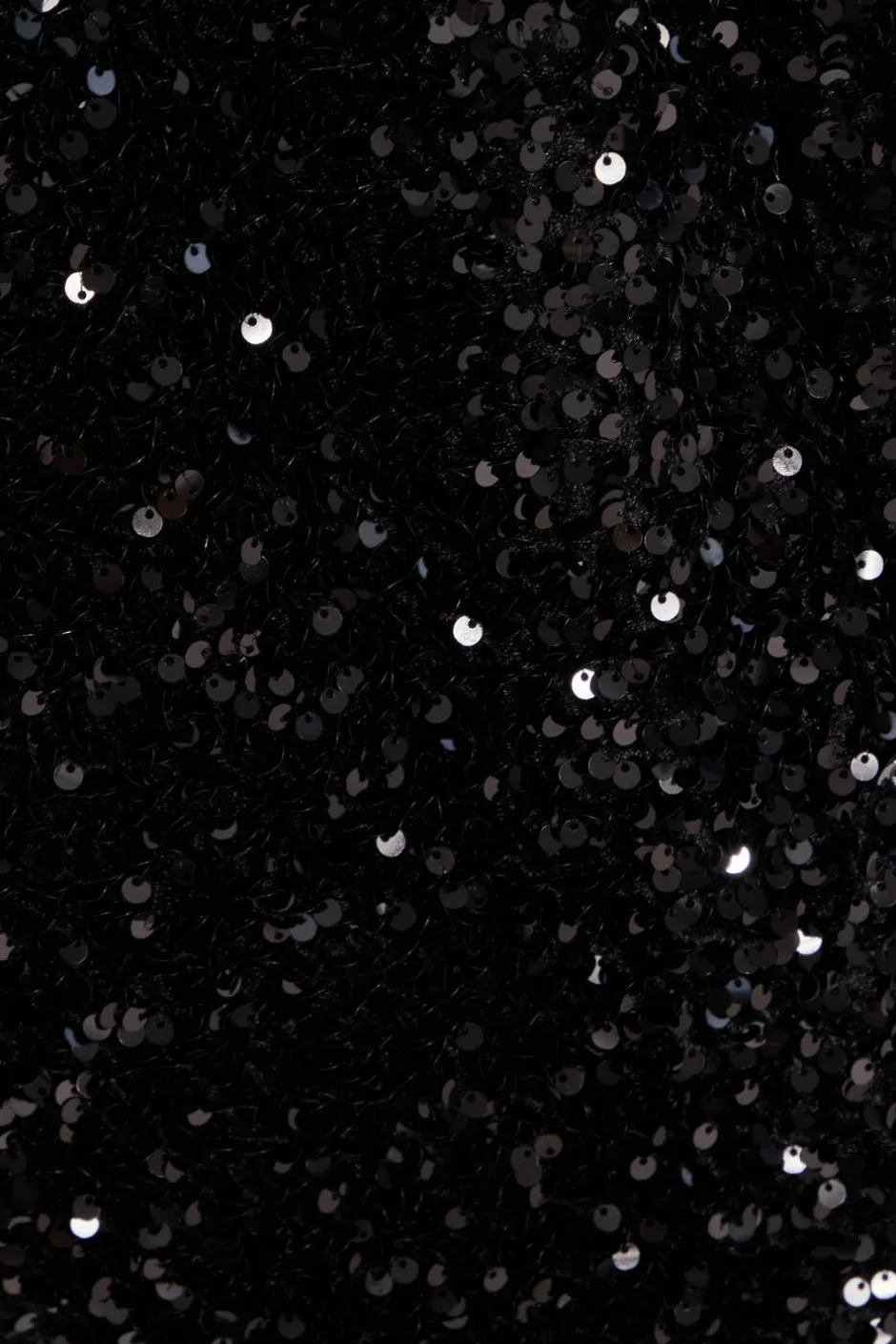 Quiz Black Sequin Strapless Midaxi Dress New