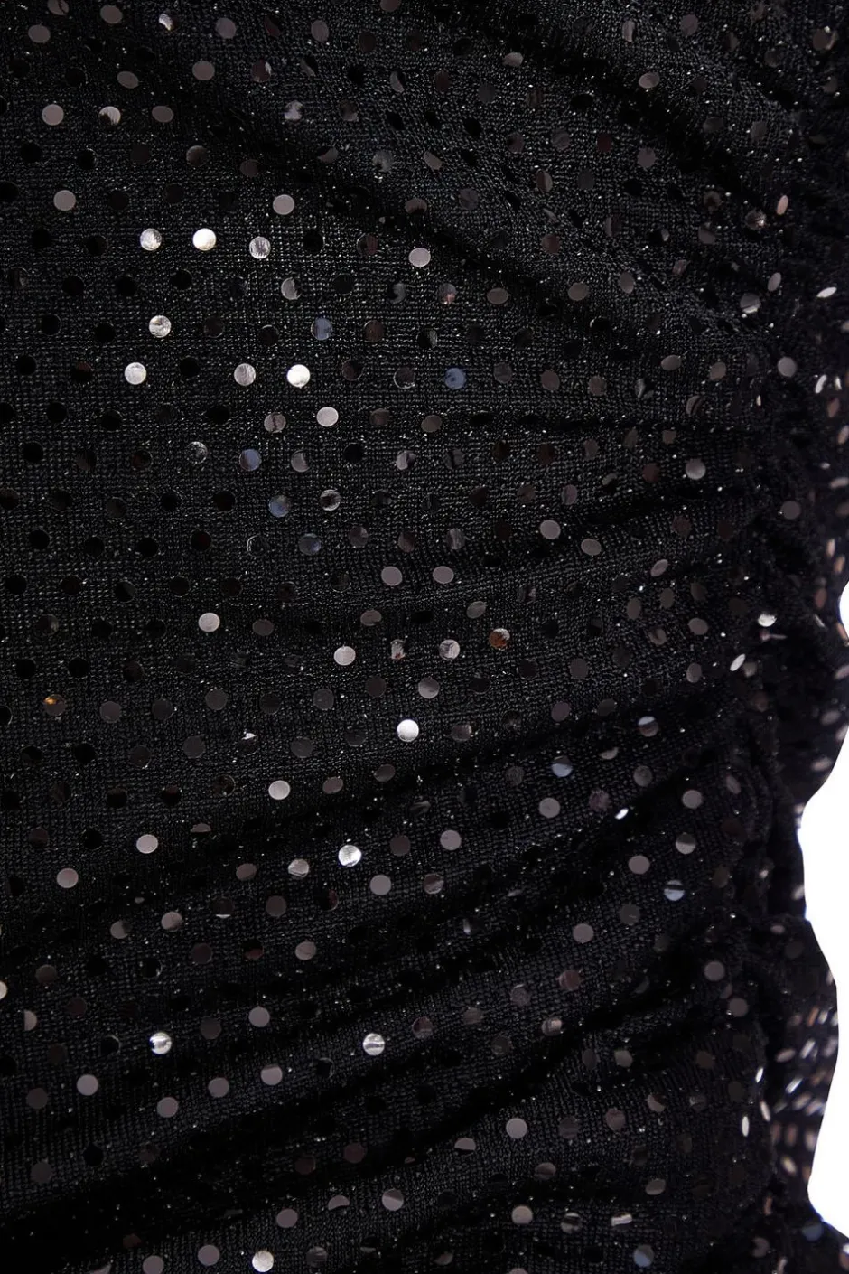Quiz Sequin Vest Top Black New