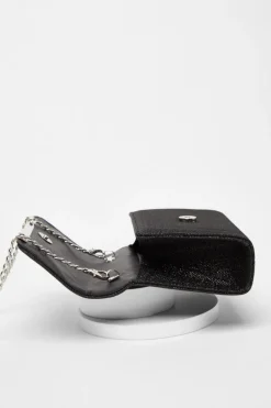 Quiz Black Shimmer Cross Body Bag Best