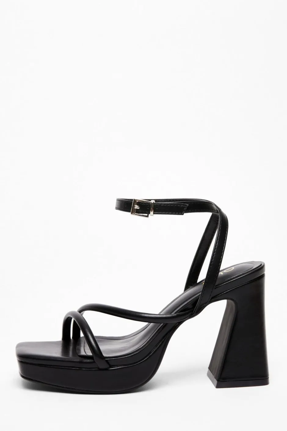 Quiz Strappy Platform Heeled Sandals Black Discount