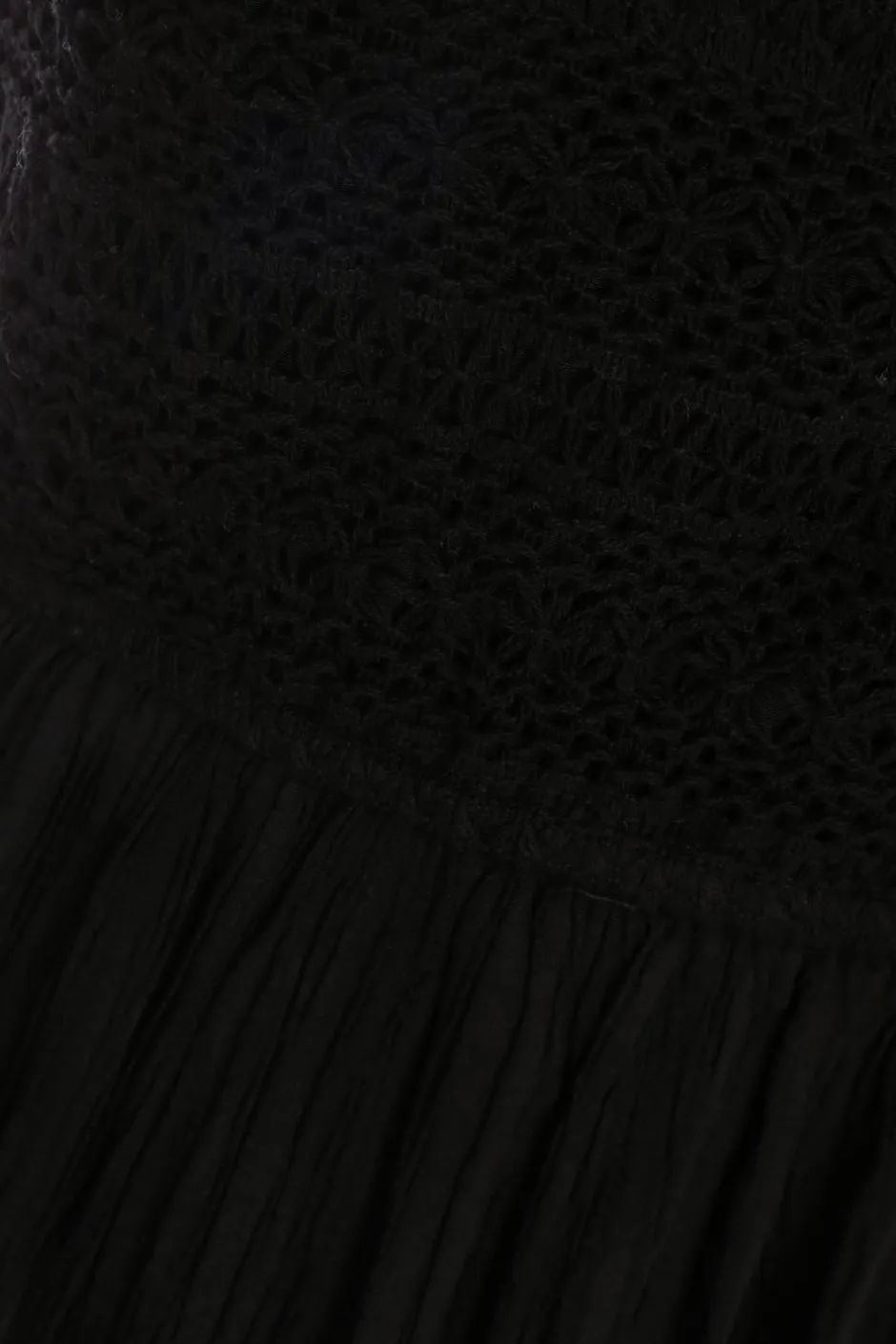 Quiz Black Strappy Tiered Midi Dress Online