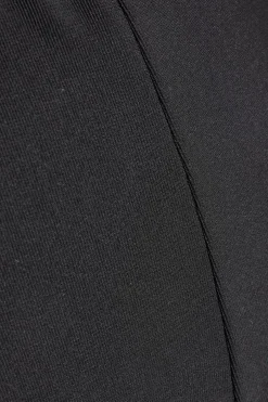 Quiz Black Stretch Flared Trousers Hot