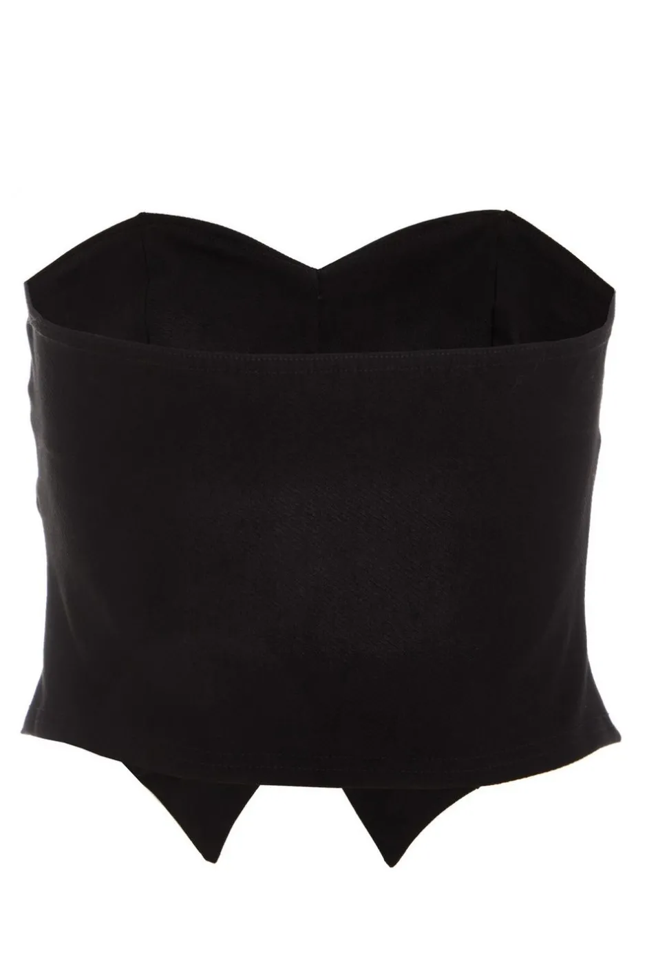 Quiz Black Textured Button Front Top Discount