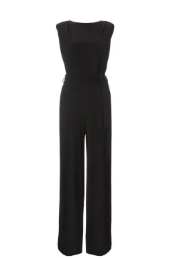 Quiz Tie Waist Jumpsuit Black Best