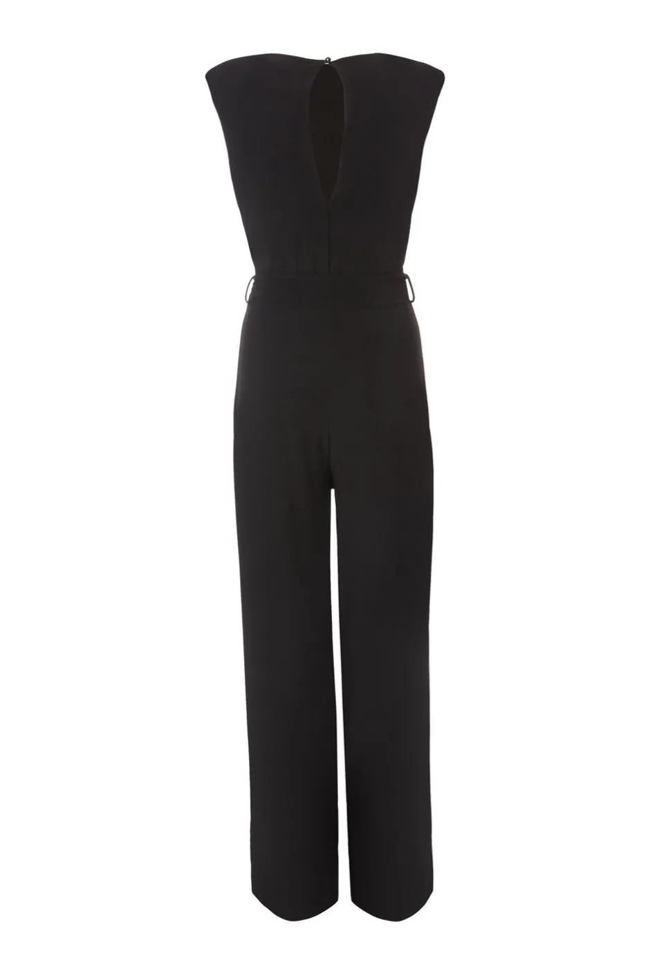 Quiz Tie Waist Jumpsuit Black Best
