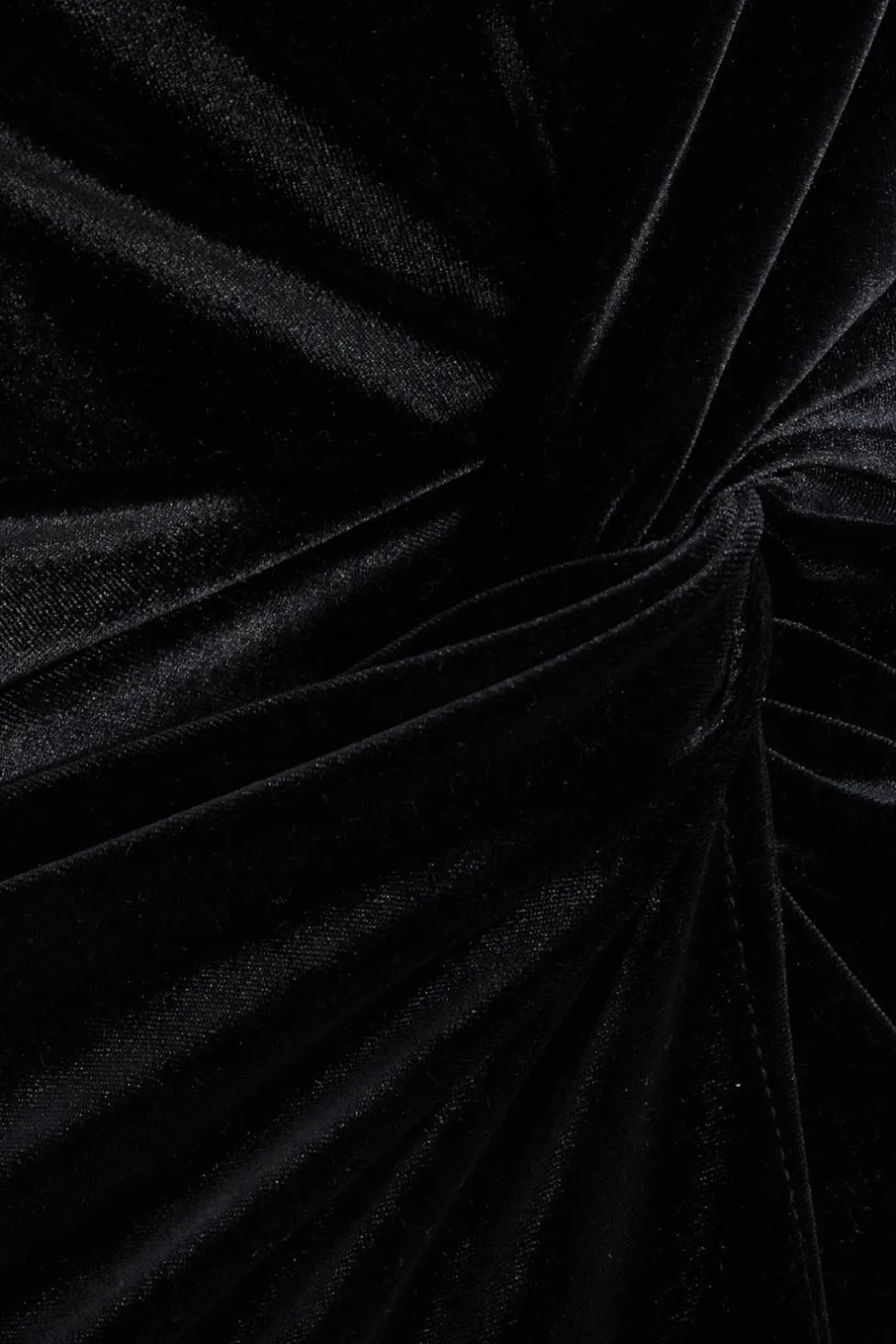 Quiz Black Velvet Twist Front Maxi Dress New