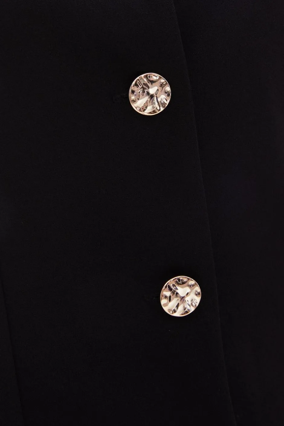 Quiz Waistcoat Jumpsuit Black Best
