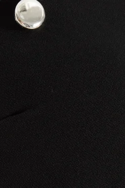 Quiz Black Wrap Mini Dress Online