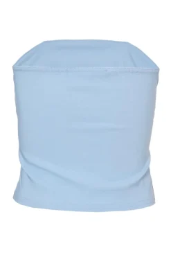 Quiz Blue Bandeau Tie Detail Top