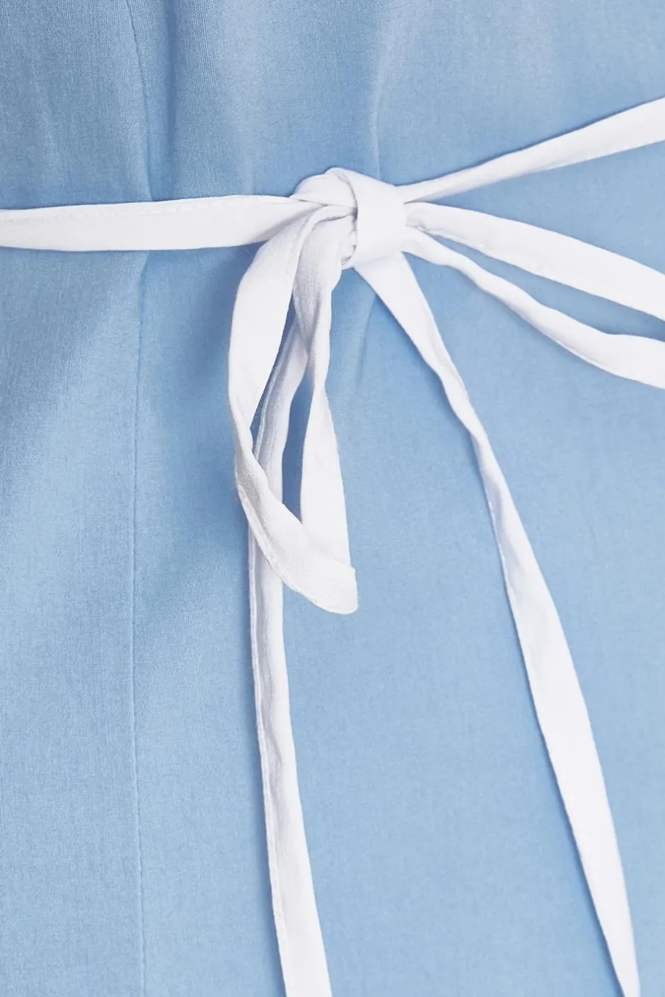 Quiz Blue Bow Detail Mini Dress Sale