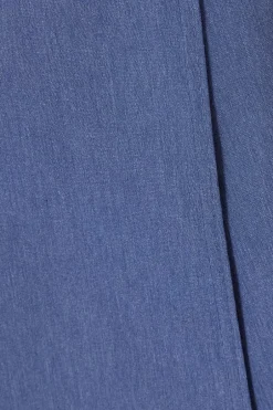 Quiz Blue Denim Wrap Playsuit New