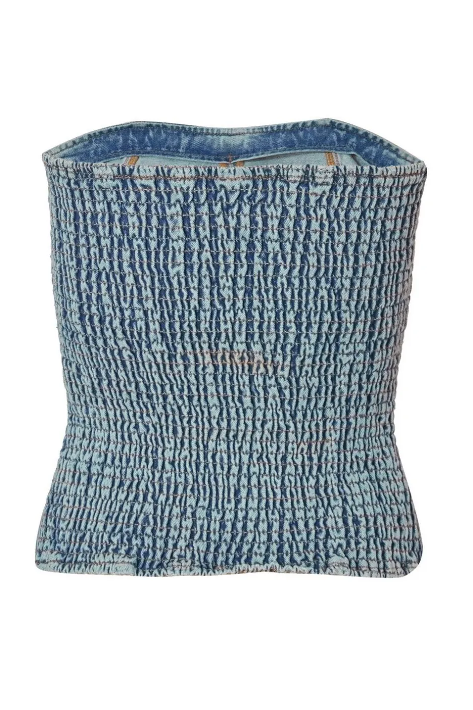 Quiz Blue Diamante Denim Corset Top Sale