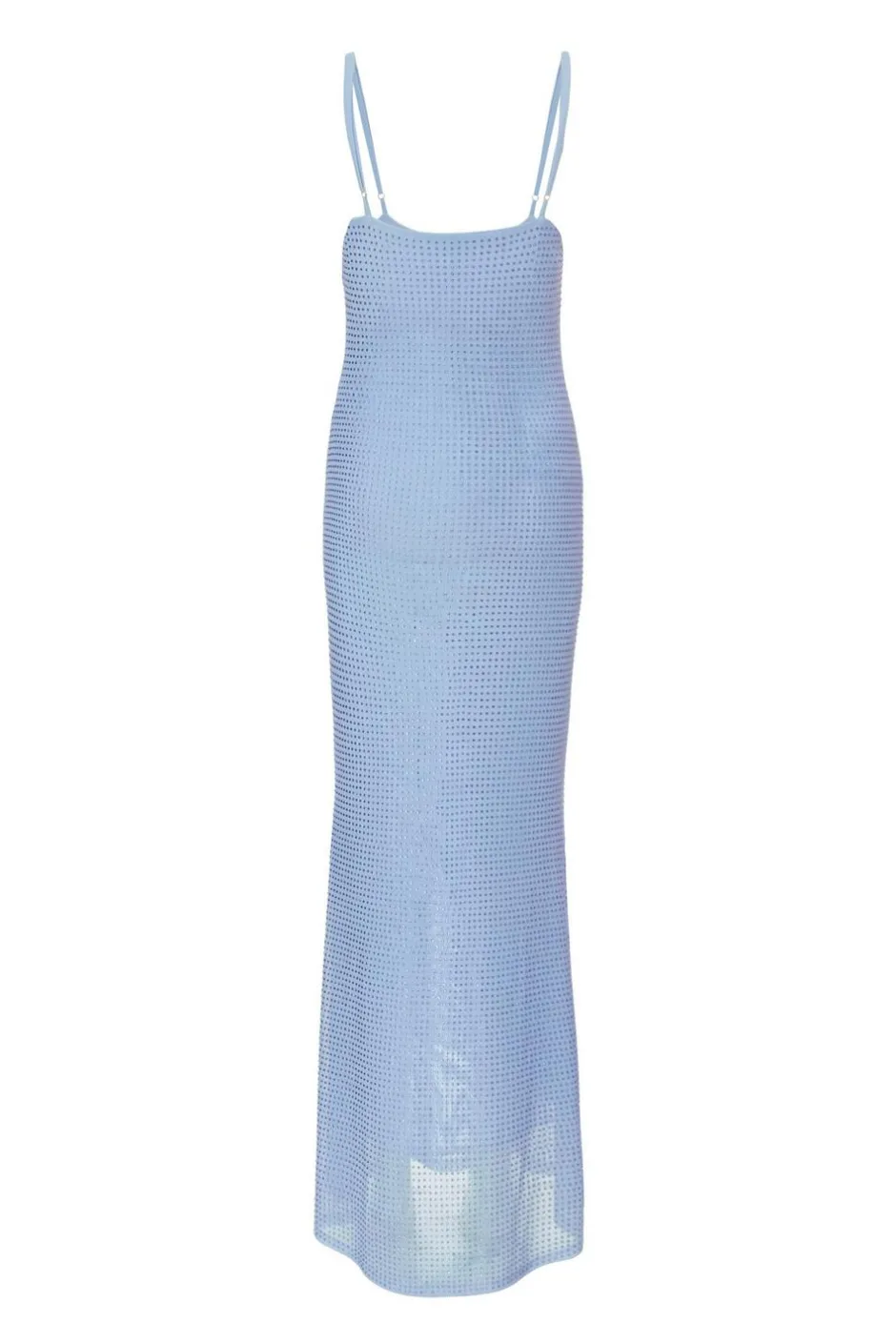 Quiz Blue Diamante Maxi Dress Online