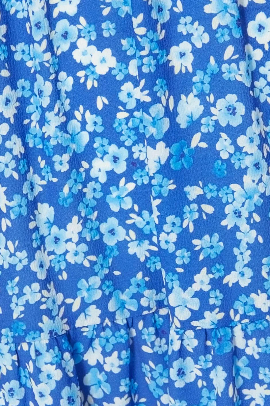 Quiz Floral Print Midi Dress Blue Best