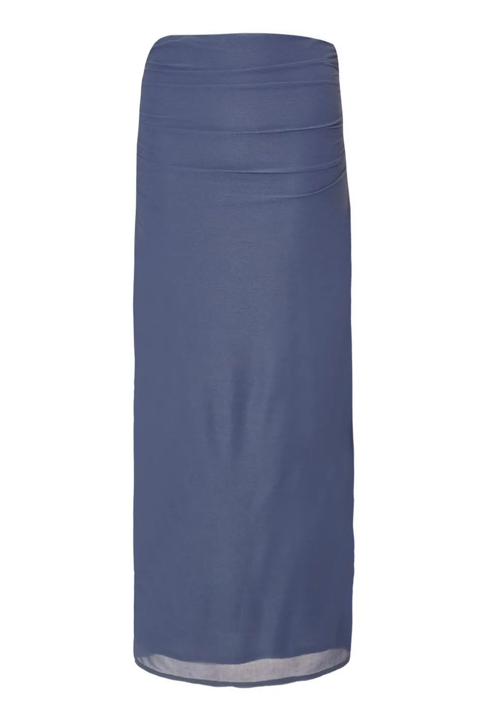Quiz Blue Mesh Maxi Skirt Best